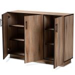 Stella Contemporary Oak 3-Door Cabinet