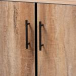 Stella Contemporary Oak 3-Door Cabinet