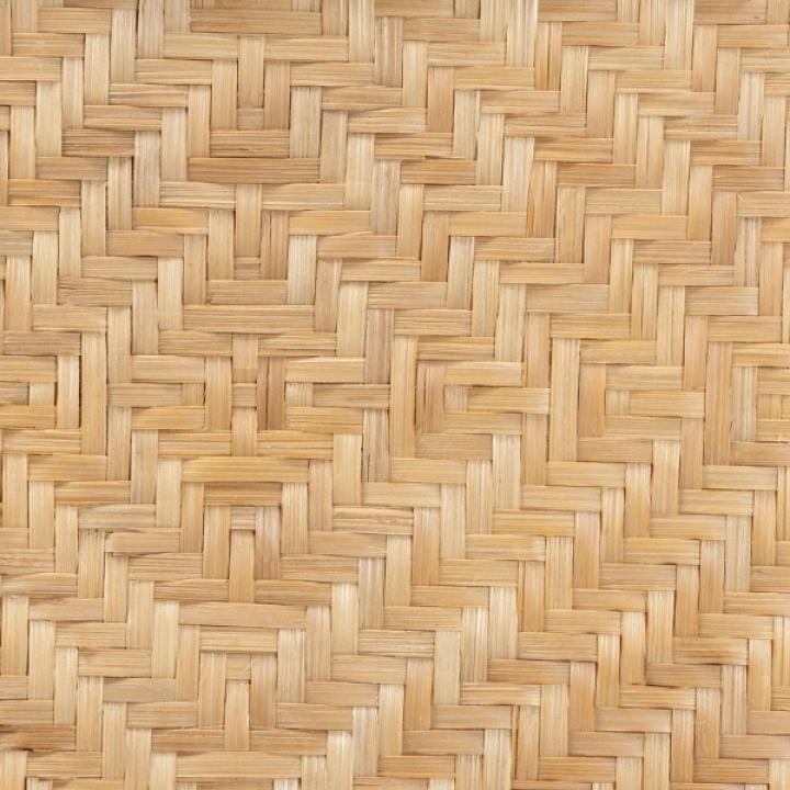 Natural Boho Rattan Weave Storage Cabinet