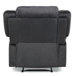 Flannel Gray Overstuffed Pull Recliner