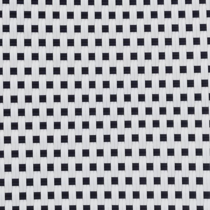 Black Woven Rattan French Bistro Dining Table