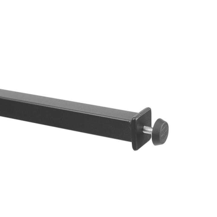 Matte Black Multi Level Console Table