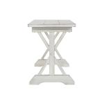 Antique Whitewashed Wood Dining Bench