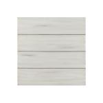 Antique Whitewashed Wood Square Side Table