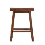 Chestnut Sonoma Saddle Counter Stools, Set of 2