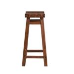 Chestnut Sonoma Saddle Counter Stools, Set of 2