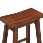Chestnut Sonoma Saddle Counter Stools, Set of 2