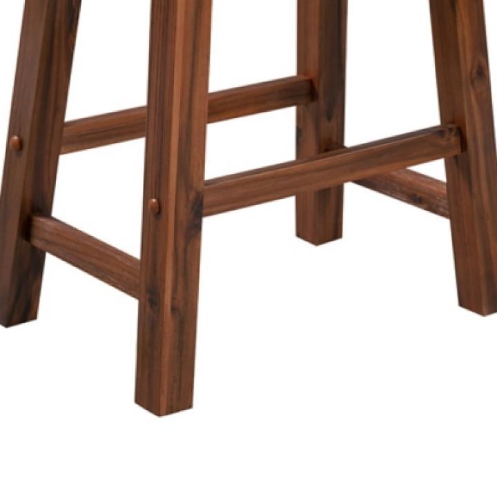 Chestnut Sonoma Saddle Counter Stools, Set of 2
