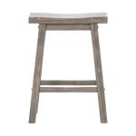 Storm Gray Sonoma Saddle Counter Stools, Set of 2