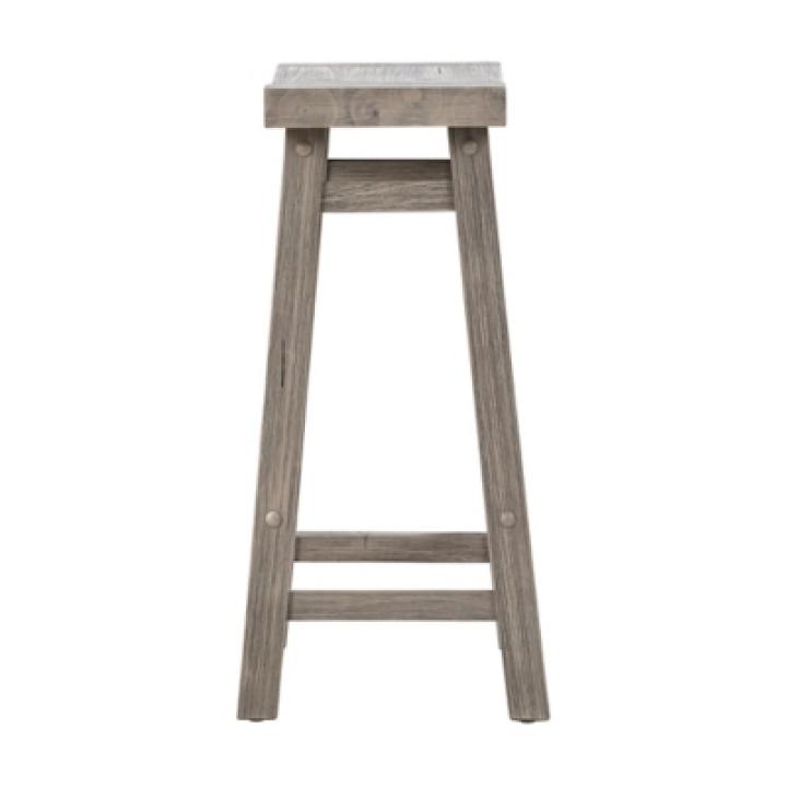 Storm Gray Sonoma Saddle Counter Stools, Set of 2