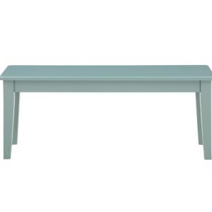 Turquoise Wood Classic Farmhouse Bench