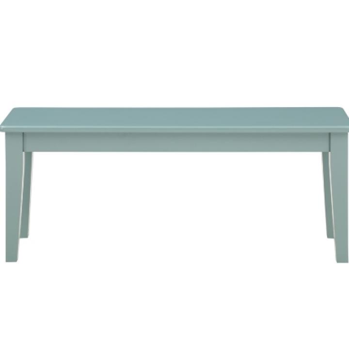 Turquoise Wood Classic Farmhouse Bench