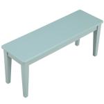 Turquoise Wood Classic Farmhouse Bench