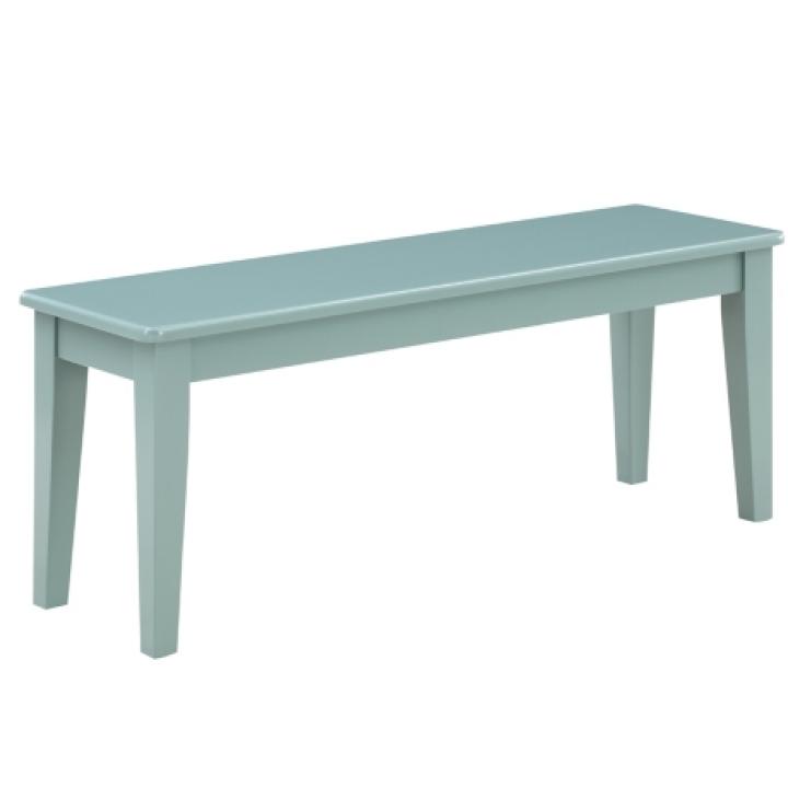 Turquoise Wood Classic Farmhouse Bench