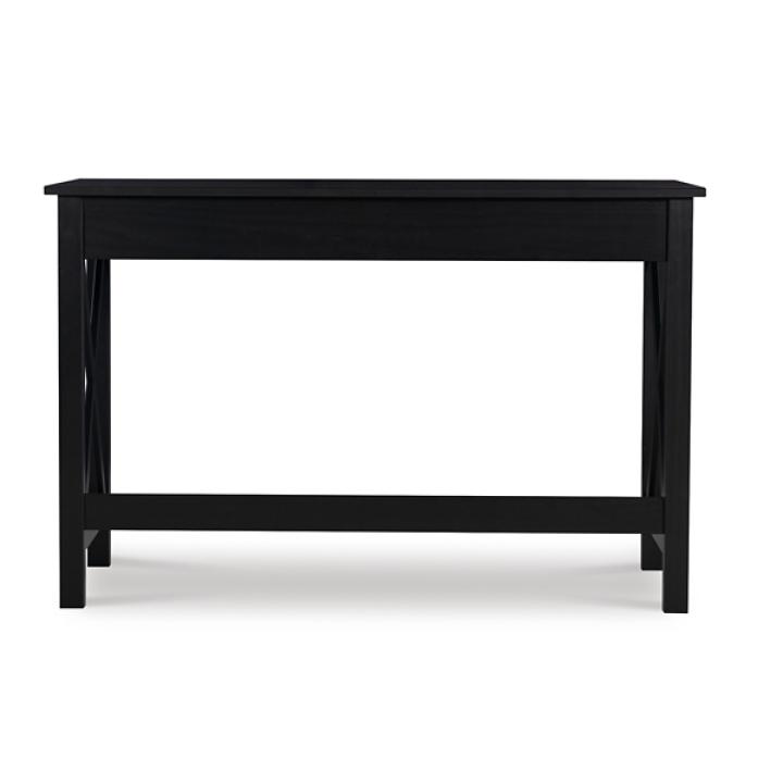 Black Wood X-Sides Desk