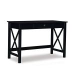 Black Wood X-Sides Desk