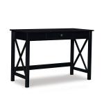 Black Wood X-Sides Desk