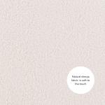 White Sherpa Upholstered Storage Ottoman