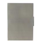 White Wood and Stainless Steel Kitchen Cart