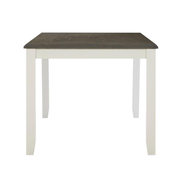 Gray and White Two-Toned Wood Dining Table