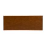 Brown Wood Slatted Bottom Shelf Console Table