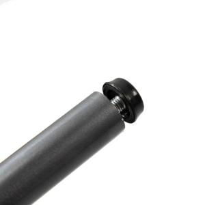 Camel Vegan Leather Flange Club Accent Chair