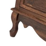 Brown Wood Traditional 2-Drawer Nightstand