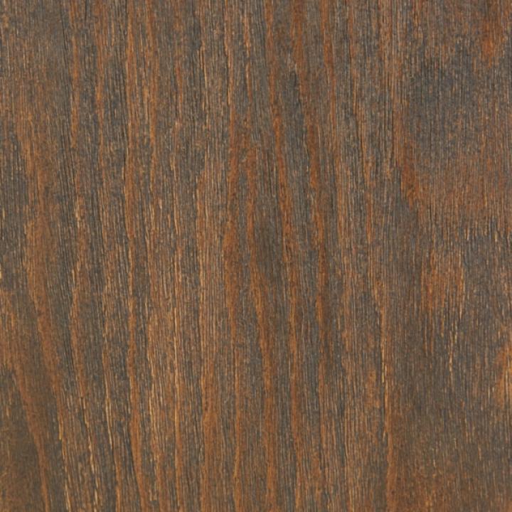 Dark Walnut Wood Spindle Dining Chairs, Set of 2