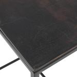Bronze & Black Metal Nesting Side Tables, Set of 3