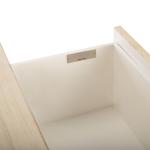 Cream Square Wood Nightstand