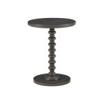 Gray Wood Spindle Side Table