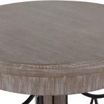 Roberta Gray Wood Decorative Metal Accent Table