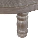Roberta Gray Wood Decorative Metal Accent Table