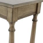 Antique Brown Rectangular Console Table