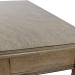 Antique Brown Rectangular Console Table