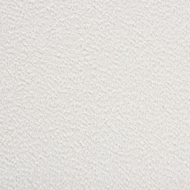 Ivory Boucle & Wood Frame Accent Chair