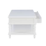 McGhie White 2-Drawer Coffee Table