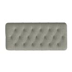 Gray Tufted Upholstered Storage Bench