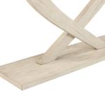 Whitewashed Ramus Console Table