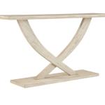 Whitewashed Ramus Console Table