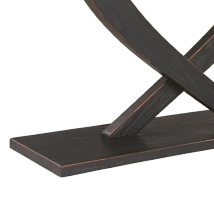 Charcoal Black Ramus Console Table