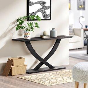 Charcoal Black Ramus Console Table