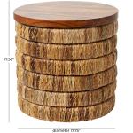 Handmade Seagrass Round Accent Table