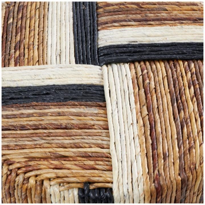 Natural Banana Leaf Wrapped Accent Table