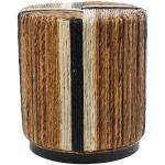 Natural Banana Leaf Wrapped Accent Table