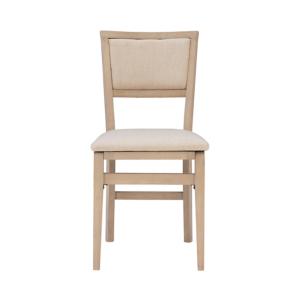 Beige Keira Folding Dining Chairs, Set of 2