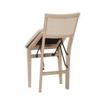 Beige Keira Folding Dining Chairs, Set of 2