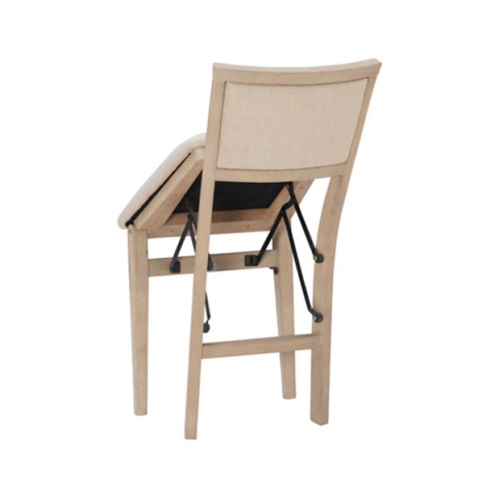 Beige Keira Folding Dining Chairs, Set of 2