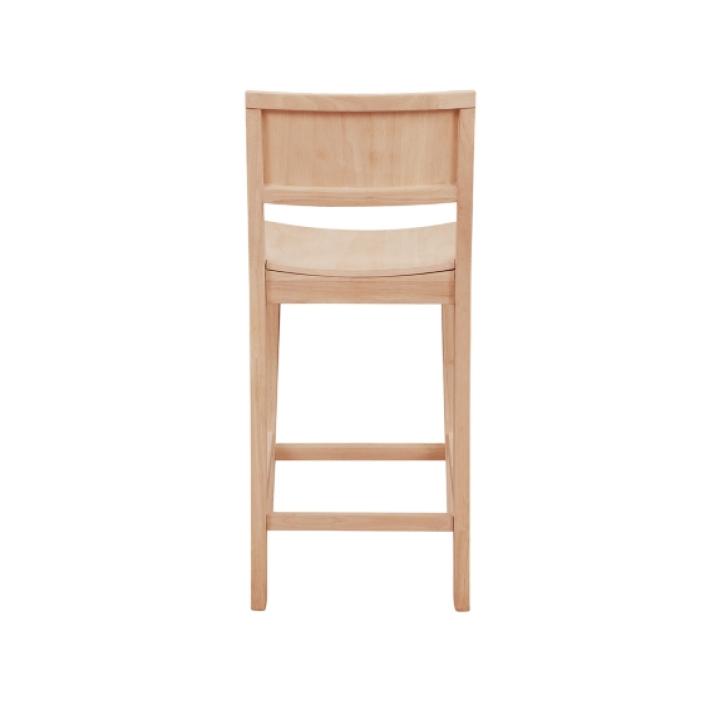 Natural Wood Devin Counter Stools, Set of 2