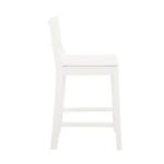 White Wood Devin Counter Stools, Set of 2